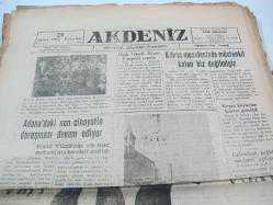 AKDENİZ GÜNLÜK SİYASİ GAZETE LUTFİ OĞUZCAN