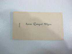 Efemera - saim turgut ülgen kartvizit - kitantik - kitaLog