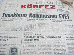 GEMLİK KÖRFEZ KADRİ GÜLER 8 EYLÜL 1987