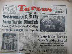 TARSUS gazetesi kemal tursunbay 27 şubat 1960