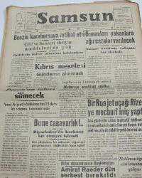 samsun gazetesi sayı  1924   1955