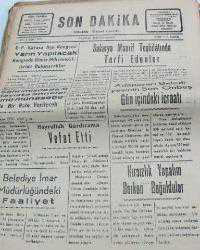 adapazarı son dakika gazetesi sayı 1421   1959