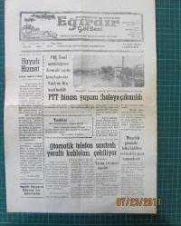 EĞİRDİR  GÖL SESİ GAZETESİ   30 HAZİRAN 1977