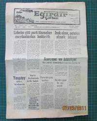EĞİRDİR  GÖL SESİ GAZETESİ   28 MAYIS 1977