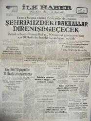 İlk Haber -25 Adet- Denizli Gazeteleri 1977
