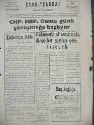 Şark-Telgrafı -16 Adet- Muş Gazeteleri