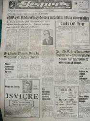 Balıkesir Ekspres -25 Adet- Balıkesir Gazeteleri