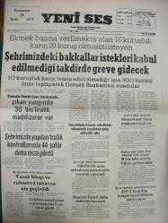 Yeni Ses -26 Adet- Denizli Gazeteleri