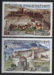 2017 AVRUPA KALELER EUROPA CEPT MNH