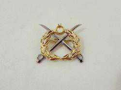 Antika - ASKERİ GENERAL APOLET KILIÇLI ÇELENK ROZETİ MADALYA A5111 - kitantik - kitaLog