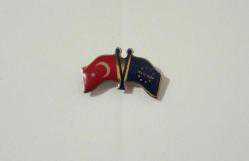TÜRKİYE - AVRUPA BİRLİĞİ BAYRAK ROZETİ MADALYA A2627