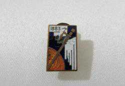 ESKİ - 1883.MARMARA ÜNİVERSİTESİ ROZETİ - MADALYA ( SICAK MİNELİ MODEL ) A039