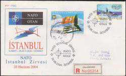 EFM.5124  OD.963 2004 NATO İSTANBUL ZİRVESİ TAAHÜTLÜ POSTADAN GEÇMİŞ VARIŞLI