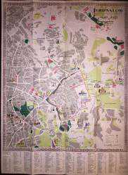 A Map Of Jerusalem 1973  -Filistin, İsrail, Kudüs