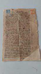 RUMCA 1921 TARİHLİ MEKTUP...
