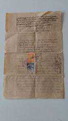 RUMCA 1921 TARİHLİ MEKTUP...