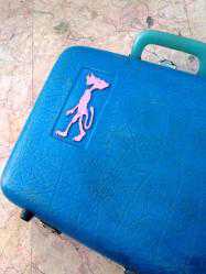 İLK OKUL CANTASI PEMBE PANTERLİ PLASTİK YANLAR METAL