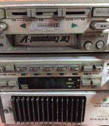 Antika - SANYO RADYO TEYP AMFİ OTO MÜZİK SETİ SES SİSTEMİ ALİMÜNYÜM PANEL - kitantik - kitaLog