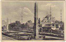İstanbul Sultanahmet Camii, Meydanı ve Dikilitaş Manzarası