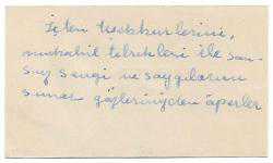 Kartvizit: Safranbolu İlköğretim Müfettişi Mahmut Doran