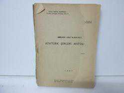 ATATÜRK ŞİİRLERİ ANTOLOJİSİ