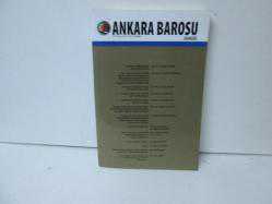 ANKARA BAROSU DERGİSİ SAYI 70