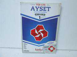 YGS-LYS AYSET AYLIK SORU BANKASI MESLEK 1(ÇÖZÜM DVD'Sİ YOK) 2.EL