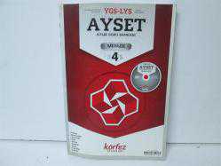 YGS-LYS AYSET AYLIK SORU BANKASI MESLEK 4(ÇÖZÜM DVD'Sİ YOK) 2.EL