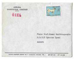 Ankara Gazeteciler Cemiyeti / Özel / Toplantı Davetiyesi / 19 Nisan 1975