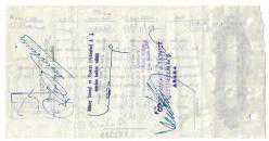 Senet: Recep Demirhisar / Türkiye İş Bankası Kaşeli / 1968 / Ankara / Pullu