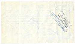 Senet: Sabit Çopur / AK Bankası Kaşeli / 1968 / Ankara / Pullu