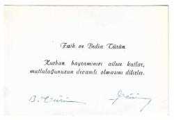 Zarf: Orgeneral Faik Tütün / Bayram Tebriki / Ankara / 1970 / Pullu / Postadan Geçmiş