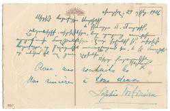 Yeni Yıl Kartpostalları: Mutlu Yıllar / Bonne Annee / Fransızca / 1926