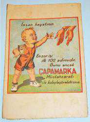 Efemera - ESKİ ÇAPAMARKA PİRİNÇ UNU REKLAMI - 1944 - kitantik - kitaLog