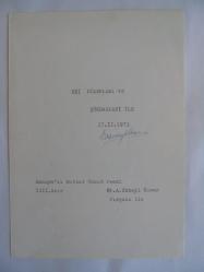 Amasya'lı Hattat Yakut Resmi. XIII. Asır [İMZALI ve İTHAFLI]