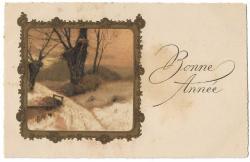 Yeni Yıl Kartpostalları: Mutlu Yıllar / Bonne Annee / Fransızca