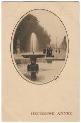 Yeni Yıl Kartpostalları: Mutlu Yıllar / Heureuse Annee / Fransızca / 1925