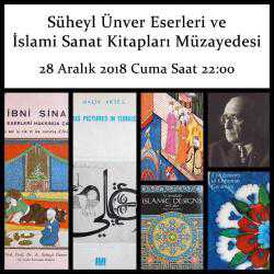 Süheyl Ünver Eserleri ve İslami Sanat Kitapları Müzayedesi