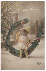 Yeni Yıl Kartpostalları: Mutlu Yıllar / Bonne Annee / Fransızca