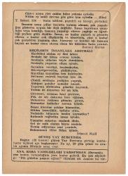 Büyük Saatli Maarif Takvimi /22 Kasım 1983 Salı