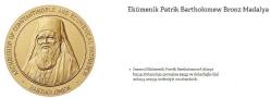 ARCHBİSHOP OF CONSTANTİNOPLE AND ECUMENİCAL PATRİARCH BARTHOLOMEW MADALYASI A8022 İNDİRİMLİ FİYAT