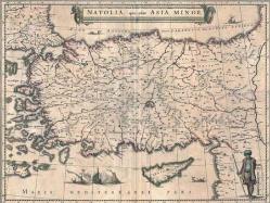 Efemera - Natolia, qu&aelig; olim Asia Minor. [ANADOLU HARİTASI] - kitantik - kitaLog