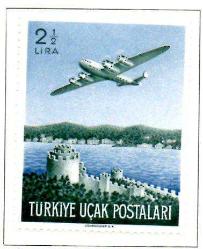 Efemera - 1950 2 1/2 LİRA UÇAK DAMGASIZ MNH - kitantik - kitaLog