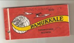 PAMUKKALE TURİZM 1977 SENESİ OTOBÜS YOLCU BİLETİ...