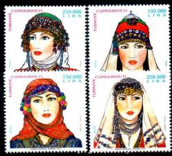 Efemera - 1999 TÜRK KADIN BAŞLIKLARI MNH - kitantik - kitaLog