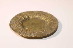 Antika - Eski Dönem Simgeler Oymalı Çok Kalın Pirinç Tabak Kase. Koleksiyonluk - kitantik - kitaLog