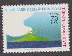 1984 KIBRIS BARIŞ HAREKATI'NIN 10.YILI MNH
