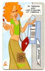 20643  ÇİZGİ KARAKTERLER FRANSA TELEFON KARTI