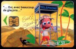 20677  ÇİZGİ KARAKTERLER ÜZERİ YAZILIDIR FRANSA TELEFON KARTI