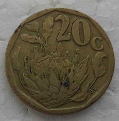 1993, 20 Cent, Güney Afrika Parası